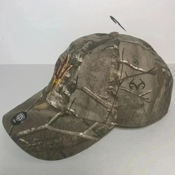 NWT Arizona State Men's Adjustable Real Tree Camo Icon Hat - Picture 2 of 9